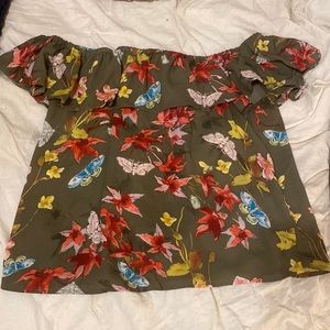 Anthropologie off the shoulder top